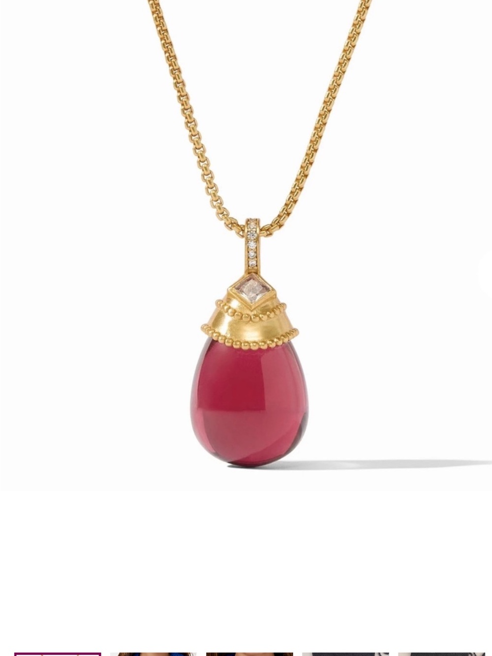 NWOT Julie Vos Noel Pendant Necklace